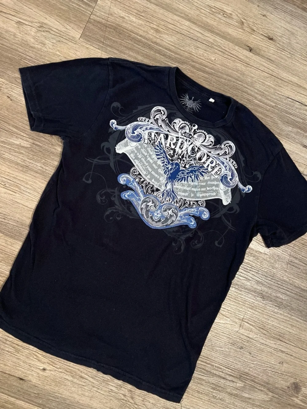 Rare Guess Carbon Black HARDCORE Insane Logo Size Large - Picture 2 of 5